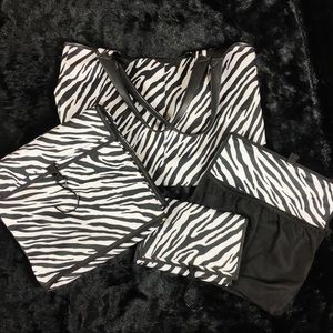 Zebra 4pcs Travel Cosmetic Organizer (P1)